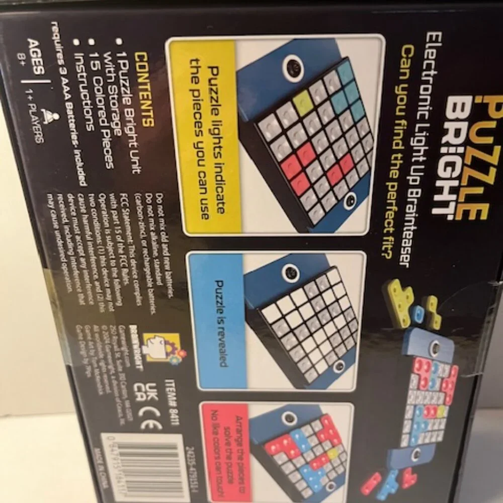 - Puzzle Bright - Interactive Light-Up Brain Teaser with 300+ Challenges